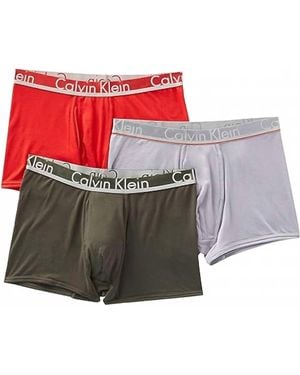 Calvin Klein Comfort Microfiber Boxer Brief Set - Gray
