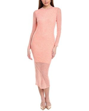 BOSS Nasusi Midi Dress - Pink