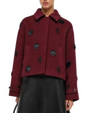 Jonathan Simkhai Katya Embellished Jacket - Red