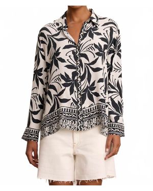 Velvet By Graham & Spencer Sienna Long Sleeve Shirt - White