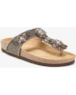 シューズ・サンダルその他 MALIPARMI Woman Flat sandals Silver SX096290934 96B99 MALIPARMI: Flat sandals woman - Silver | Maliparmi flat