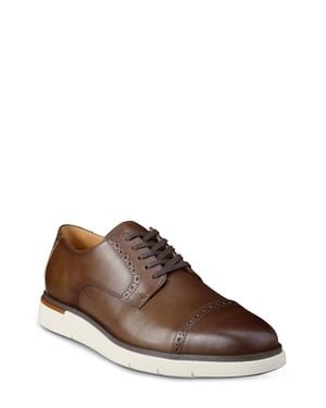 Allen Edmonds Caleb Leather Lace-Up Dress Shoes - Brown