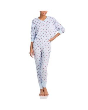 Aqua Sweet & Sassy Pajama Set - Blue