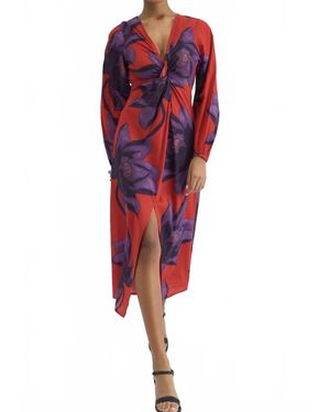 Beyond By Vera Morgan Dress - Red