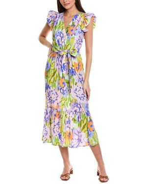Sam Edelman Flutter Midi Dress - White