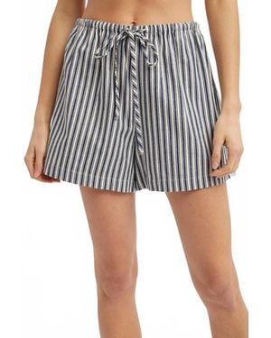 Wishlist Striped Drawstring Shorts - Multicolor