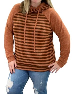 White Birch Double Hoodie - Orange
