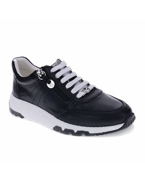 Revere Sapporo Fancy Walking Shoe With Zipper - Blue