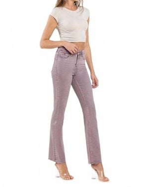 LOVERVET Mid Rise Bootcut Jeans - Purple