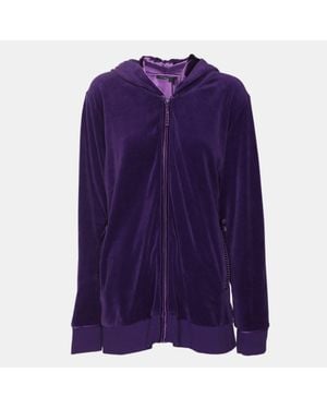 Marina Rinaldi Marina Sport By Jersey Hoodie Jacket - Purple