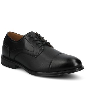 Vance Co. Alec Medium And Wide Width Cap-Toe Oxford Dress Shoe - Black