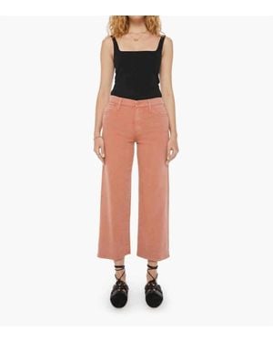 Mother Dodger Ankle Pants - Pink