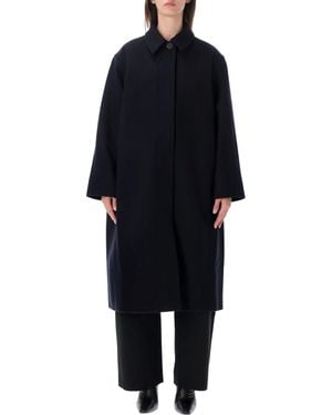 Studio Nicholson Oversized Wool Coat - Black