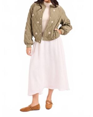 Sadie & Sage Painted Wish Embroidered Jacket - Natural