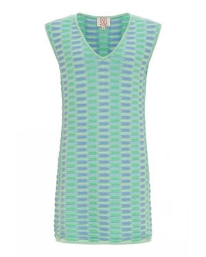 Rhowe Madelyn Mini Dress - Green