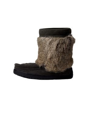 Manitobah Wp Half Charcoal Charbon Suede 2 5617137 - Brown