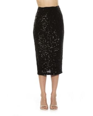 Alexia Admor Jayden Sequin Skirt - Black