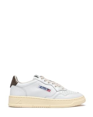 Autry Medalist Low Ll28 Leather Sneakers - White