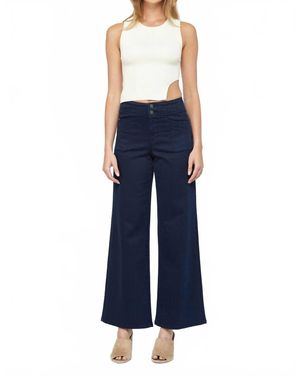 mica denim Stella Wide Leg Jeans - Blue