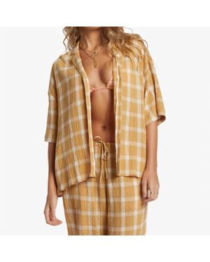 Billabong Beach Side Button Down - Brown