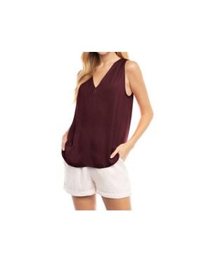 Naked Zebra Tank Top - Purple