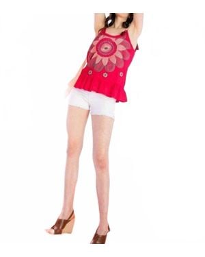 Thml Rise And Shine Embroidered Top