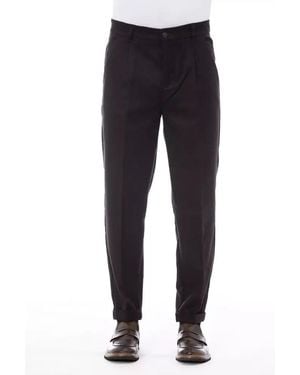 Alpha Studio Wool Pant - Blue