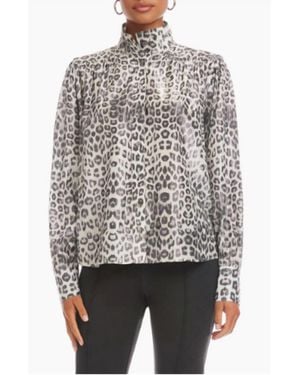 Fifteen Twenty Chloe Button-Up Shirt - Gray