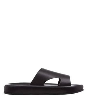 Ferragamo Dolce Open-Toe Sandals - Black