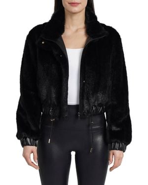 Love Token Jossie Faux Fur Jacket - Black