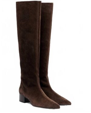 KHAITE Andee 40 Knee Boot - Brown