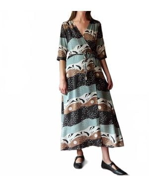 Mata Traders Aditi Wrap Dress - Black