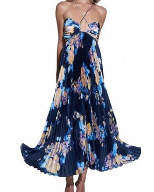 L'idée Nuite Midi Dress - Blue