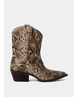 Shu Shop Zouzou Western Boot - Brown
