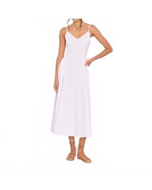 Xirena Bardot Midi Dress - White