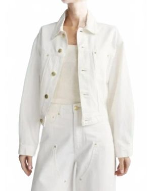 DL1961 Jamie Denim Jacket - White
