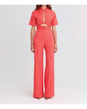 Matthew Bruch Collared Wrap Top