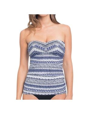 Gottex Bandeau Tankini Top - Blue