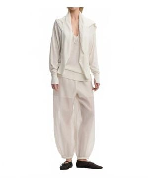By Malene Birger Lumas Organza Pants - White