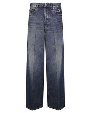 Haikure Wide Fit Five-Pocket Jeans - Blue