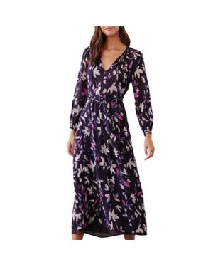 Bella Dahl Smocked Back Maxi Dress - Blue
