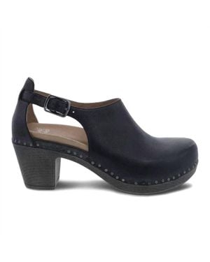 Dansko Sassy Heeled Clogs - Blue
