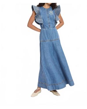 Designer Alemais Elisabetta Ruffle Midi Dresses for Women - Up to 50% off |  Lyst