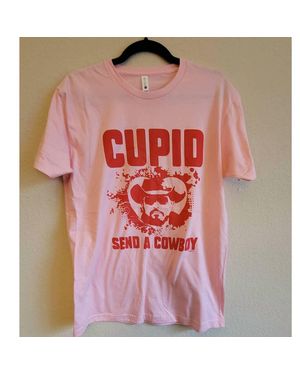 FOX & OWL APPAREL Cupid Send A Cowboy Tee - Red