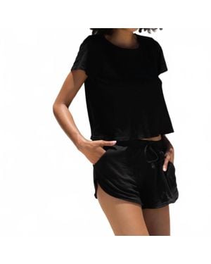 LVHR Olivia Crew T-Shirt - Black