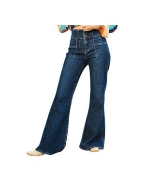 Lucky & Blessed High Society Denim Jean - Blue