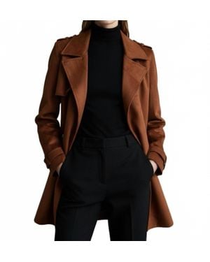 Tahari Faux Leather Jacket - Black