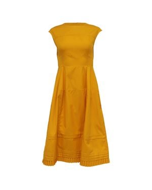 Marni Poplin Sleeveless Dress - Yellow