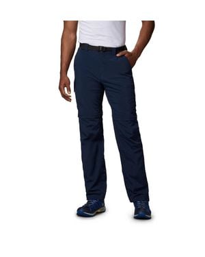 Columbia Ridge Pants Convertible Straight Leg Hiking Jzz515 - Blue