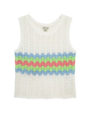 Habitual Mod Cap Top - White